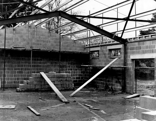 Church Hall Being Built