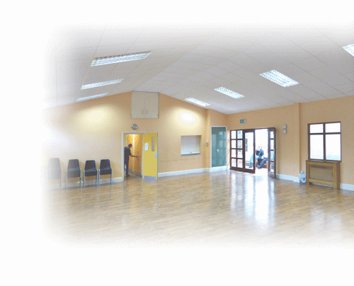 Inside the Church Hall